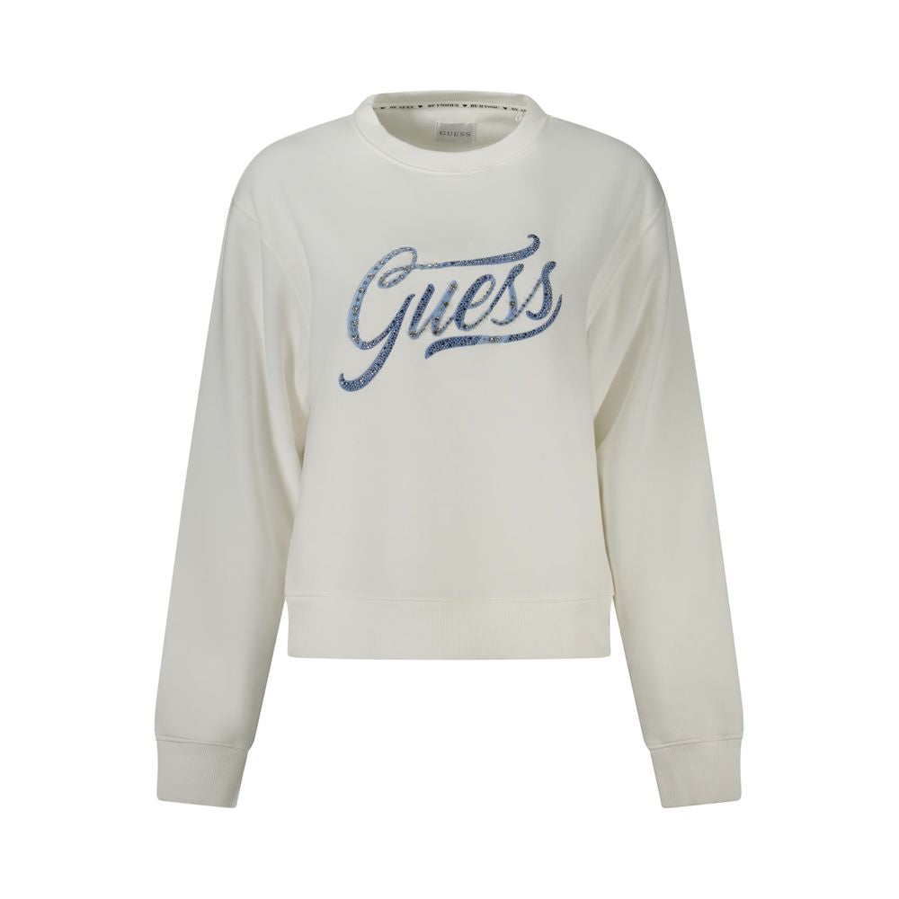 Guess Jeans White Cotton Women Sweater -   -  Guess Jeans.
