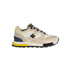 Blauer White Leather Men Sneaker -   -  Blauer.
