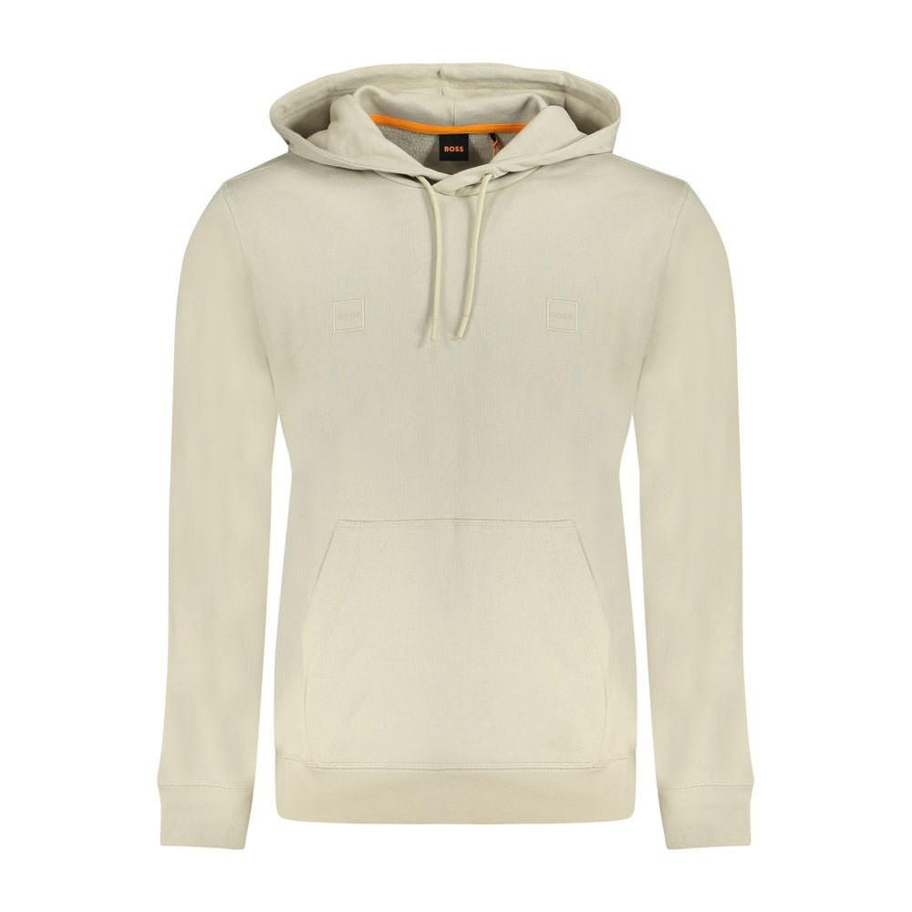 Hugo Boss Beige Cotton Men Sweater -   -  Hugo Boss.