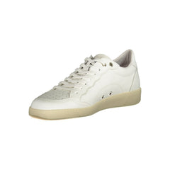 Blauer White Leather Men Sneaker -   -  Blauer.