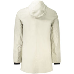 K-WAY Gray Polyester Men Trench Coat -   -  K-WAY.