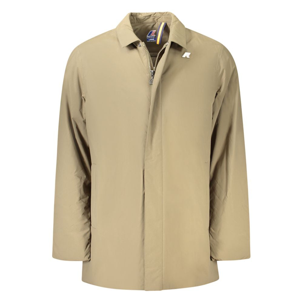 K-WAY Brown Polyamide Men Jacket -   -  K-WAY.