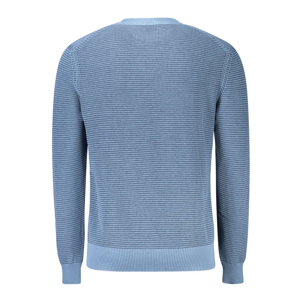 Hugo Boss Blue Cotton Men Sweater -   -  Hugo Boss.