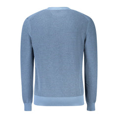 Hugo Boss Blue Cotton Men Sweater -   -  Hugo Boss.