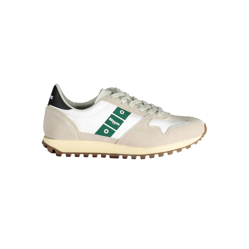 Blauer White Polyester Sneaker -   -  Blauer.
