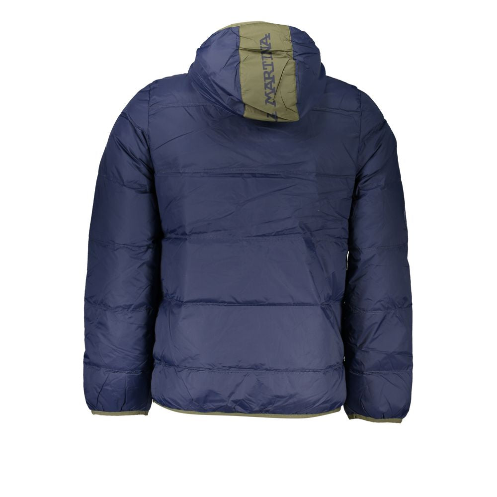 La Martina Chic Blue Lightweight Hooded Jacket -   -  La Martina.