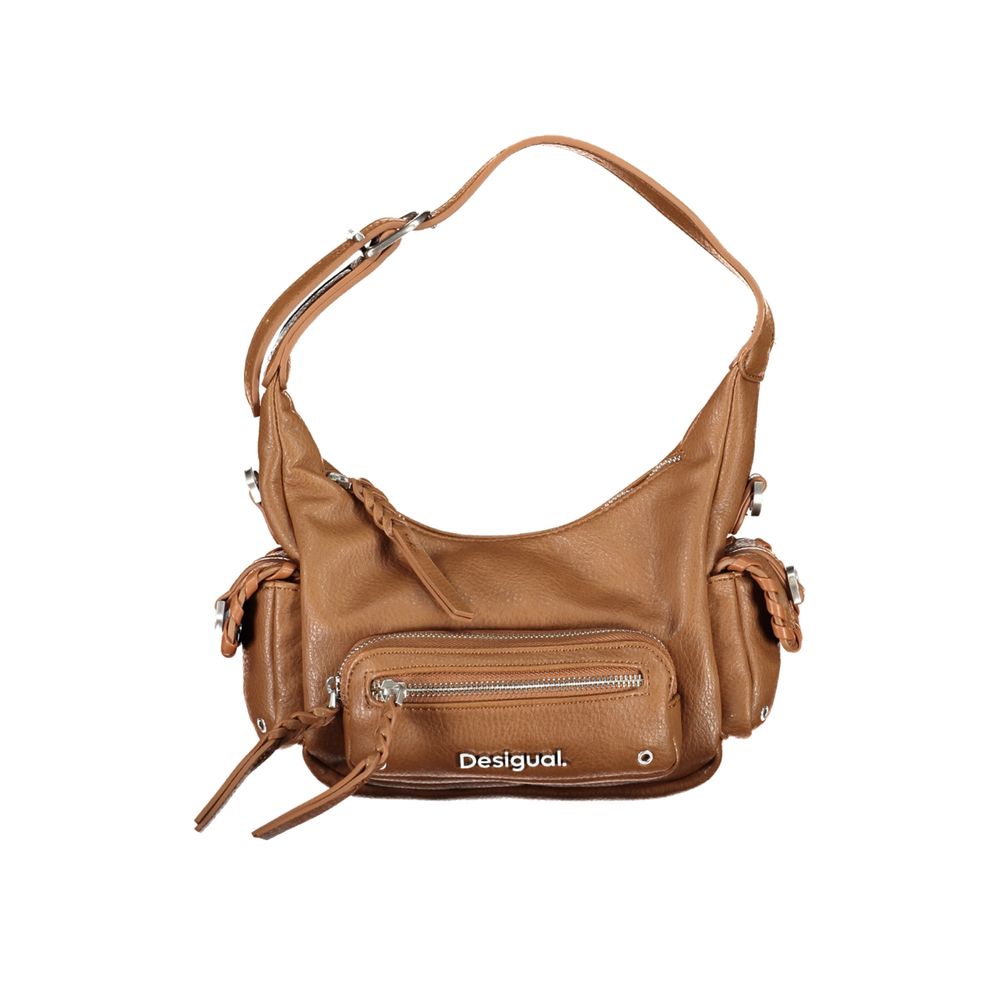 Desigual Brown Polyethylene Handbag -   -  Desigual.