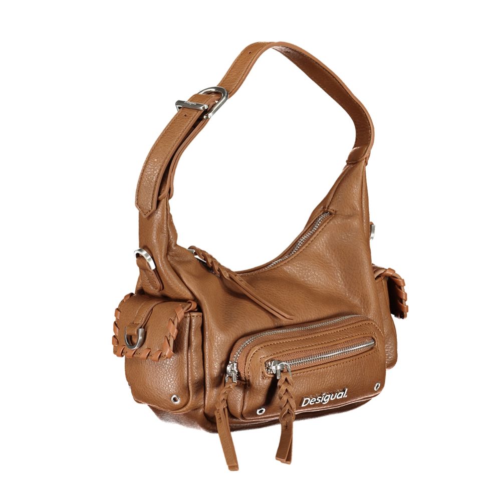 Desigual Brown Polyethylene Handbag -   -  Desigual.