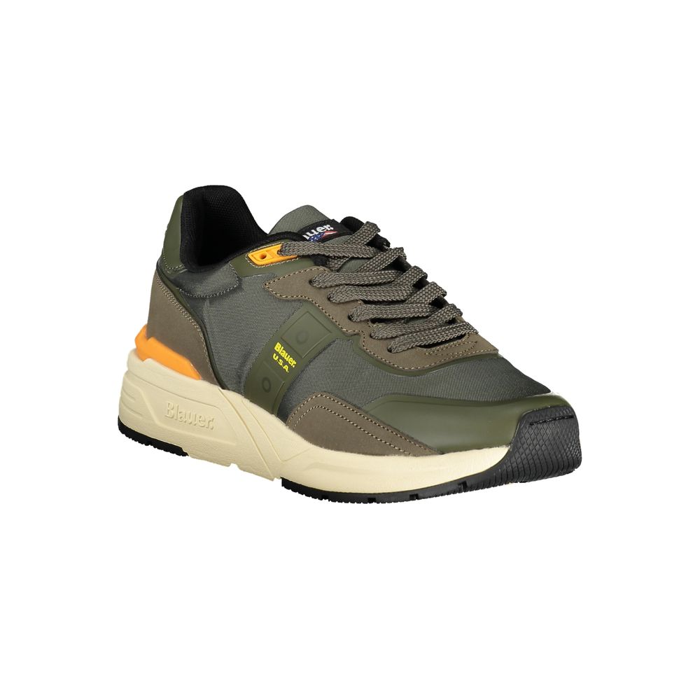 Blauer Green Polyester Sneaker -   -  Blauer.