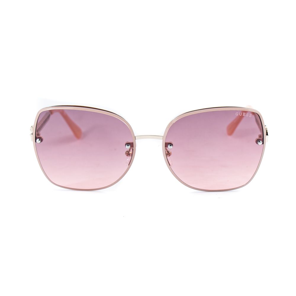 Guess Gold Metal Sunglasses -   -  Guess.