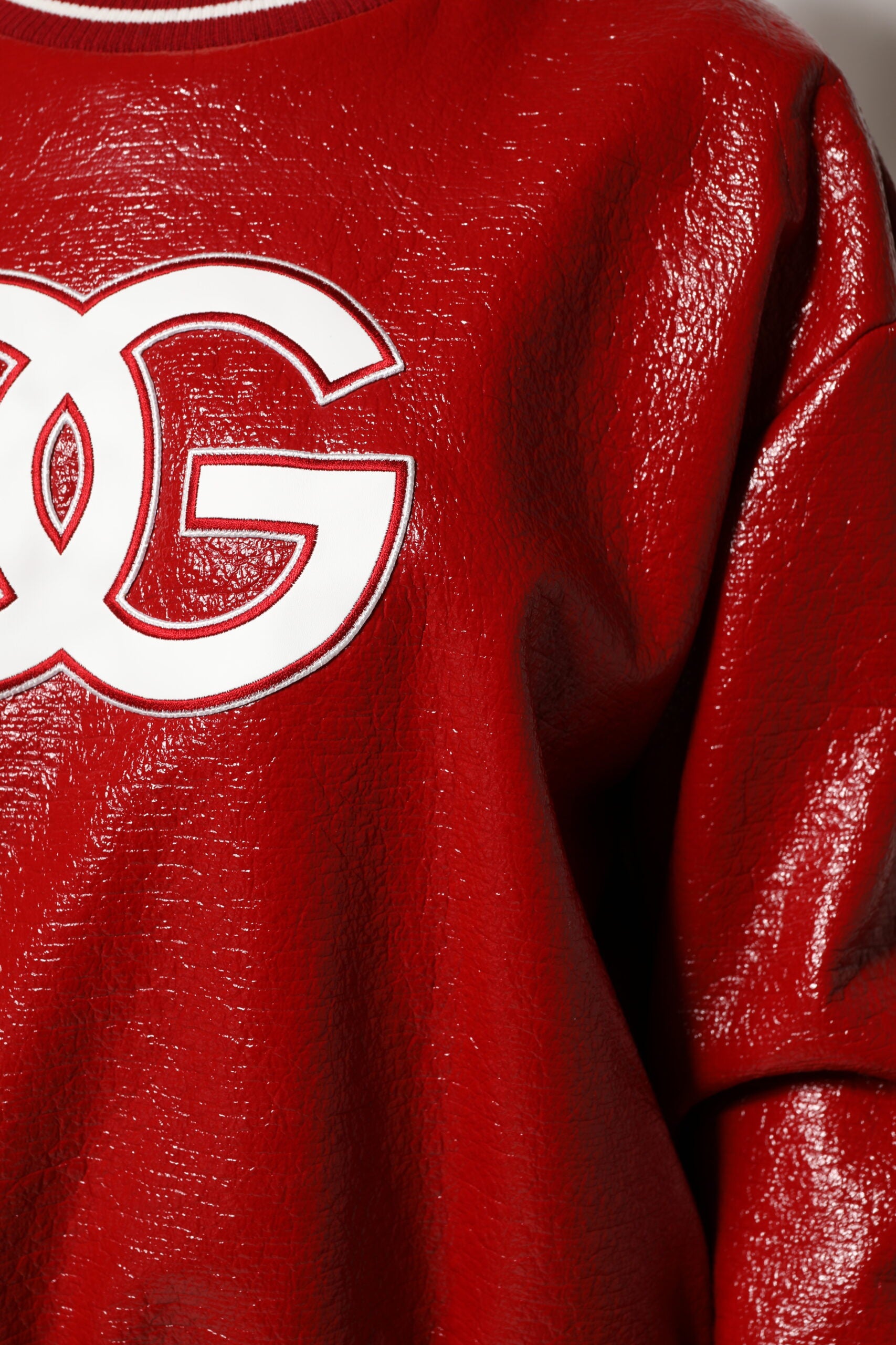 Dolce & Gabbana Red Wool DGLogo Embroidery Pullover Sweater -   -  Dolce & Gabbana.