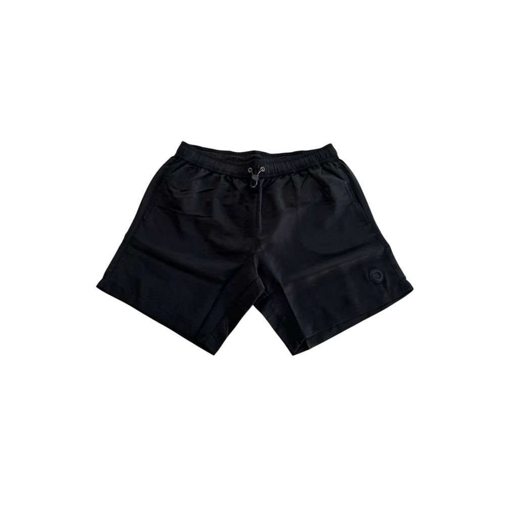 Trussardi Beachwear Black Polyester Men Swim Short -   -  Trussardi Beachwear.