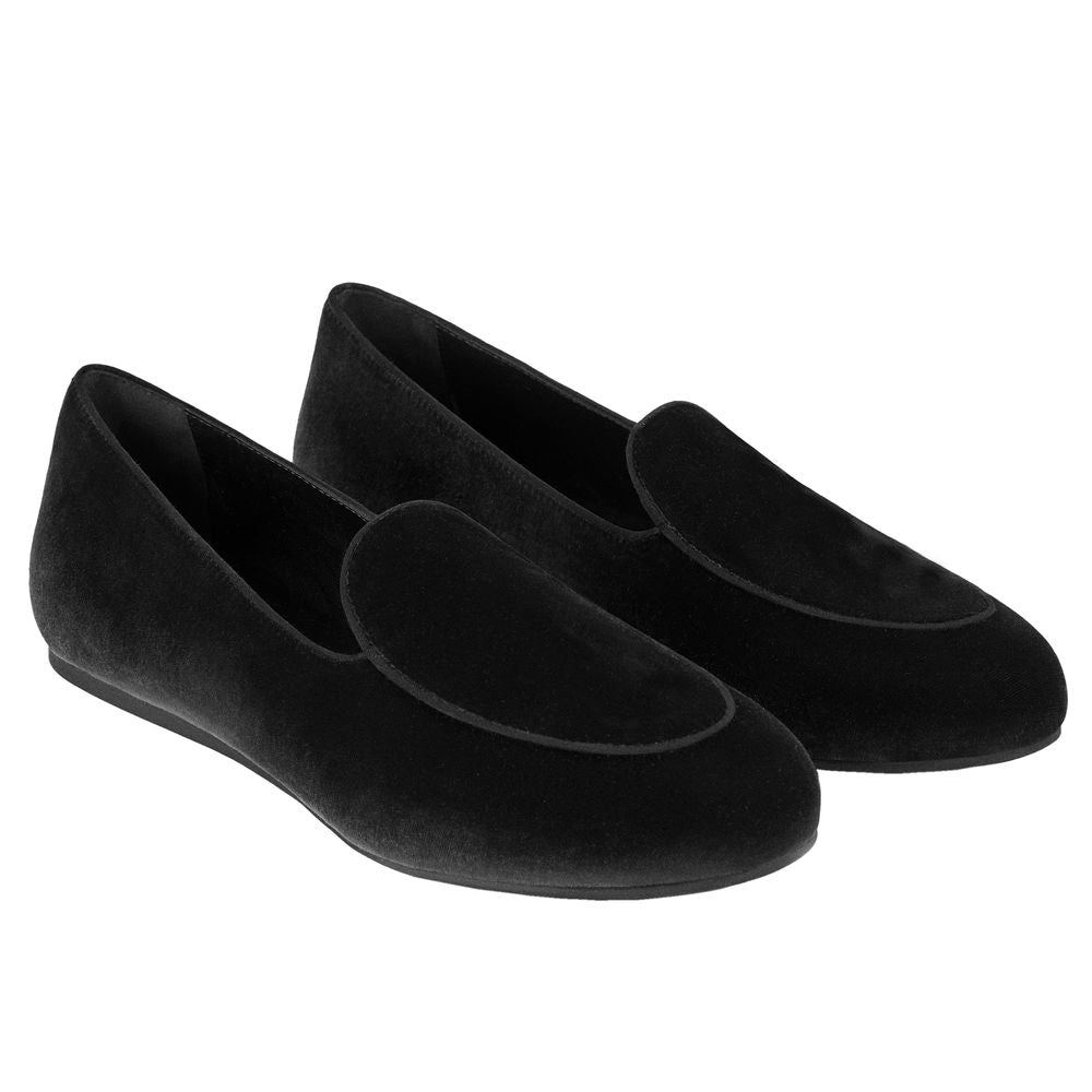 Charles Philip Black Velvet Unisex Loafer -   -  Charles Philip.