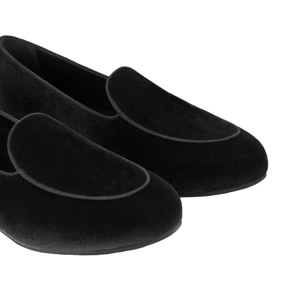 Charles Philip Black Velvet Unisex Loafer -   -  Charles Philip.