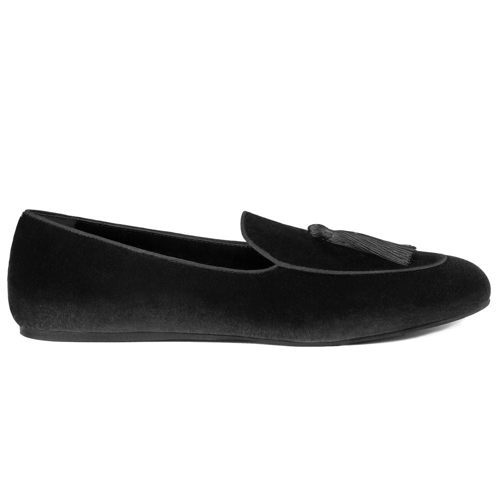 Charles Philip Black Velvet Loafer -   -  Charles Philip.