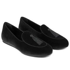 Charles Philip Black Velvet Loafer -   -  Charles Philip.