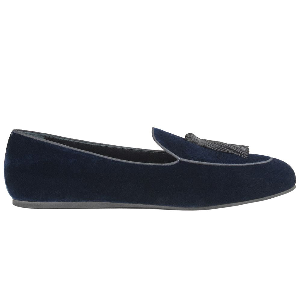 Charles Philip Blue Velvet Loafer -   -  Charles Philip.