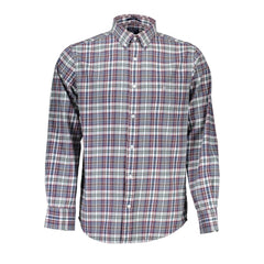 Gant Elegant Blue Cotton Button-Down Shirt -   -  Gant.