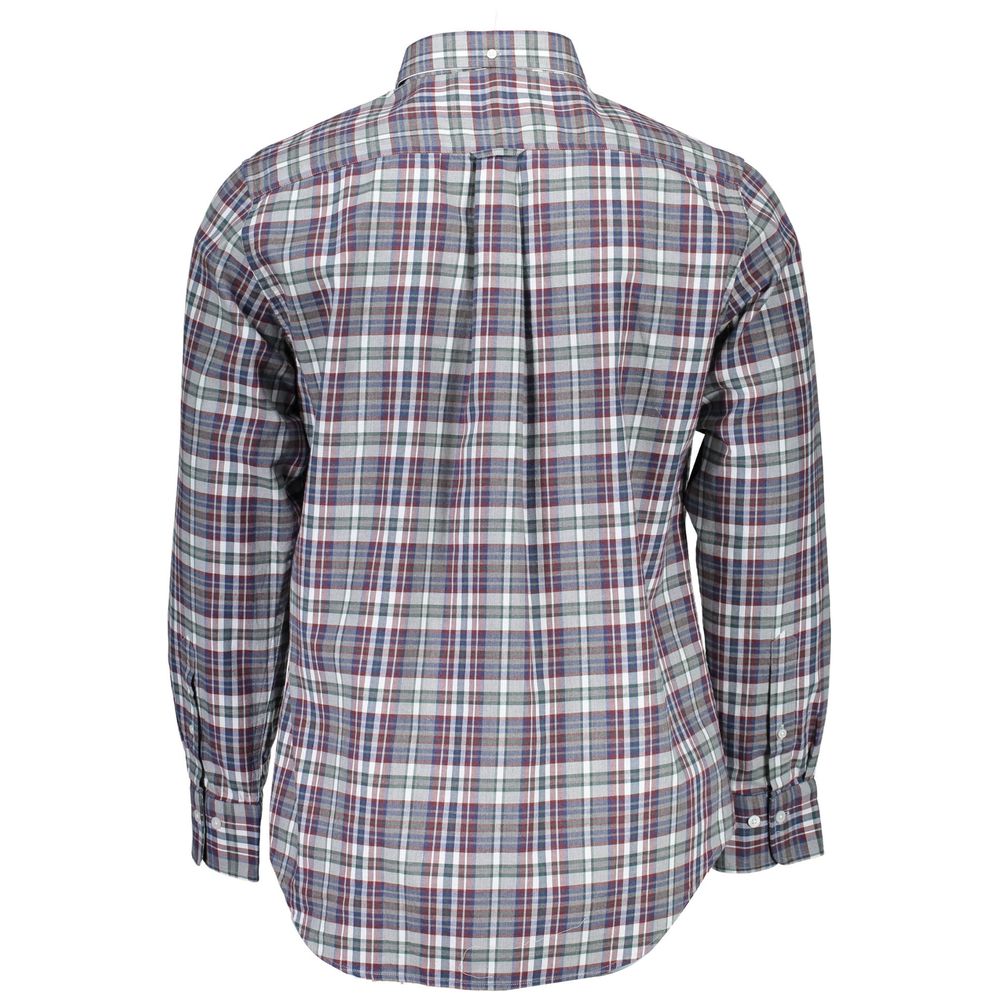 Gant Elegant Blue Cotton Button-Down Shirt -   -  Gant.