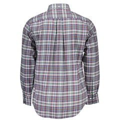 Gant Elegant Blue Cotton Button-Down Shirt -   -  Gant.