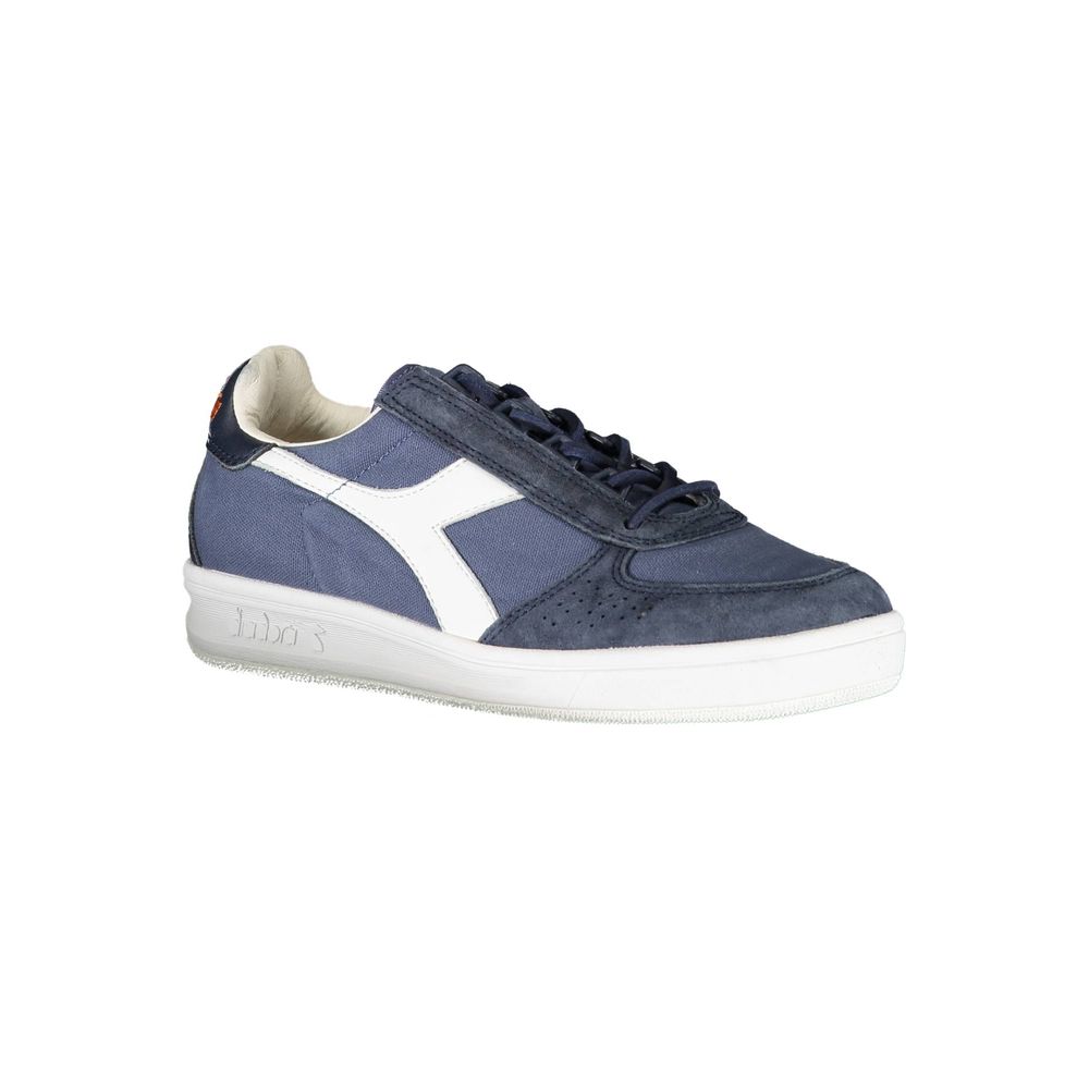 Diadora Chic Blue Contrast Lace-Up Sneakers -   -  Diadora.