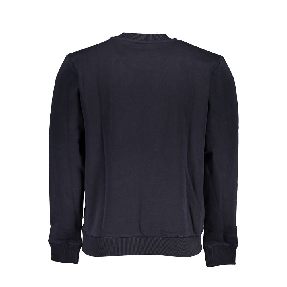 Napapijri Blue Cotton Men Sweater -   -  Napapijri.