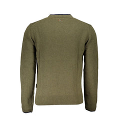 Napapijri Green Fabric Men Sweater -   -  Napapijri.