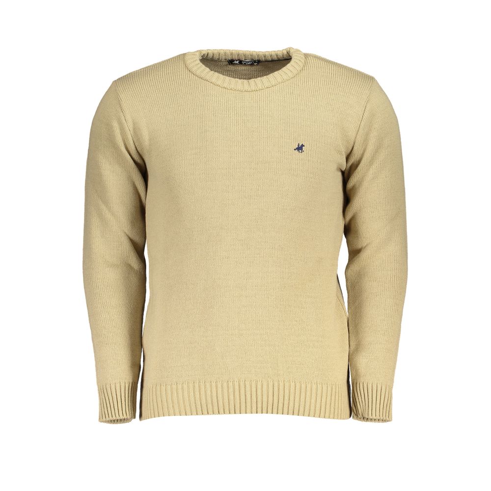 U.S. Grand Polo Beige Fabric Sweater -   -  U.S. Grand Polo.