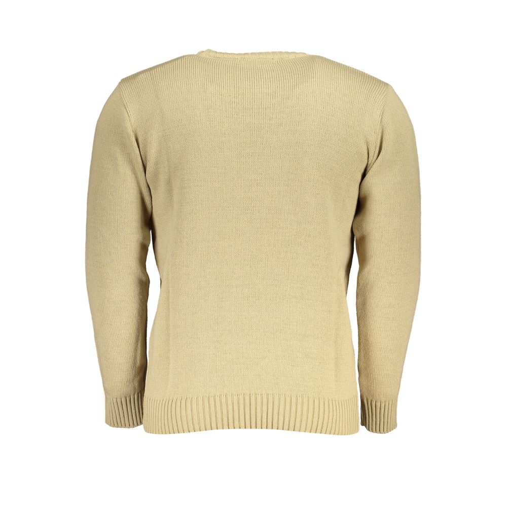 U.S. Grand Polo Beige Fabric Sweater -   -  U.S. Grand Polo.