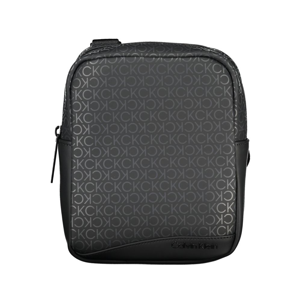 Calvin Klein Sleek Black Shoulder Bag with Contrasting Accents -  Shoulder Bag for Men -  Calvin Klein.
