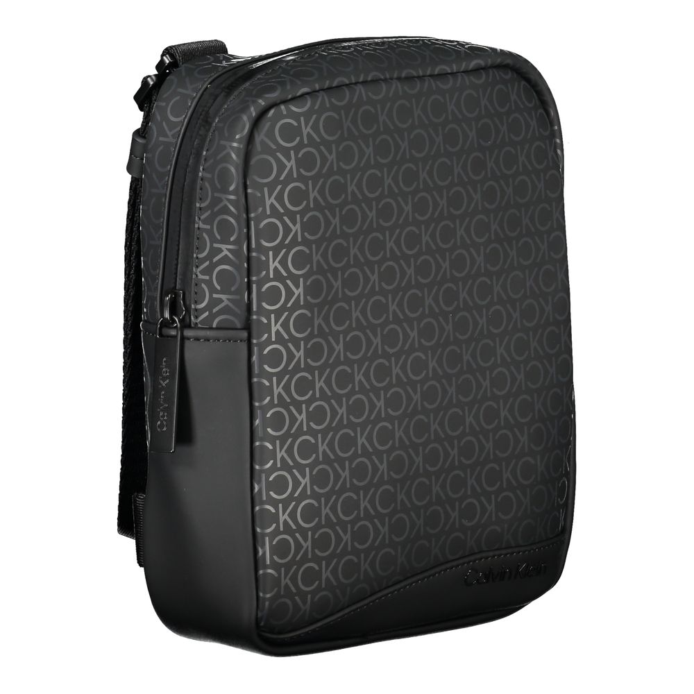 Calvin Klein Sleek Black Shoulder Bag with Contrasting Accents -  Shoulder Bag for Men -  Calvin Klein.