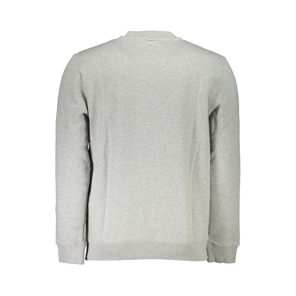Napapijri Gray Cotton Men Sweater -   -  Napapijri.