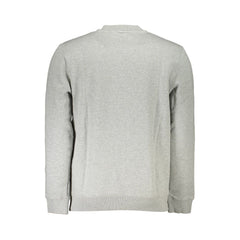 Napapijri Gray Cotton Men Sweater -   -  Napapijri.