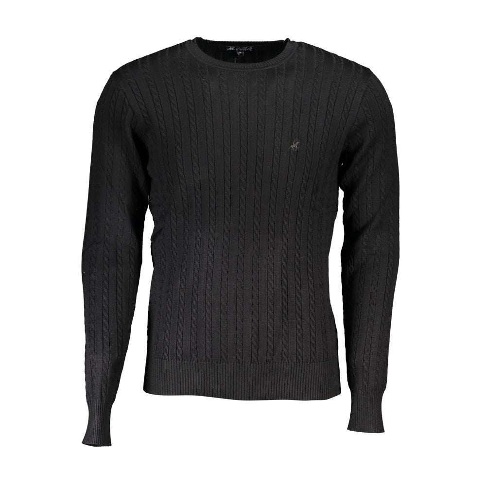 U.S. Grand Polo Elegant Crew Neck Contrast Sweater -   -  U.S. Grand Polo.