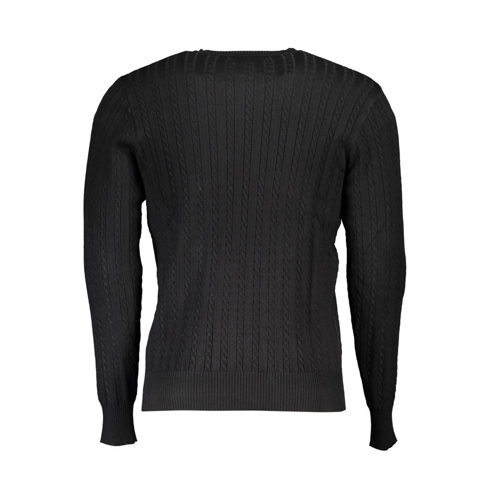 U.S. Grand Polo Elegant Crew Neck Contrast Sweater -   -  U.S. Grand Polo.