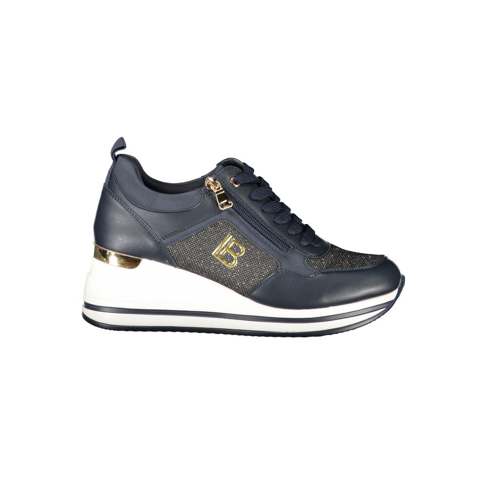 Laura Biagiotti Blue Polyester Women Sneaker -   -  Laura Biagiotti.