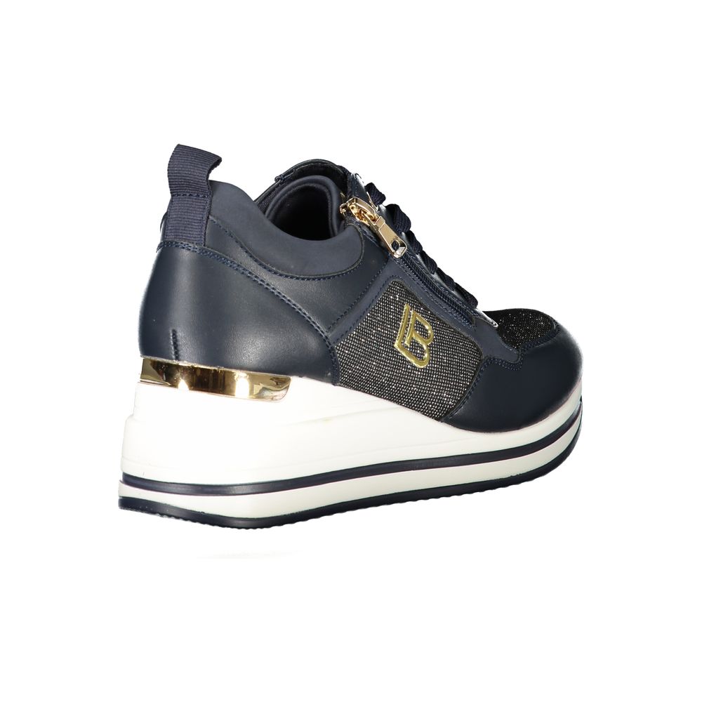 Laura Biagiotti Blue Polyester Women Sneaker -   -  Laura Biagiotti.
