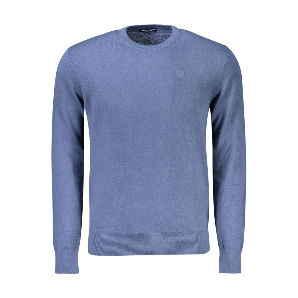 North Sails Blue Cotton Men Sweater -   -  North Sails.