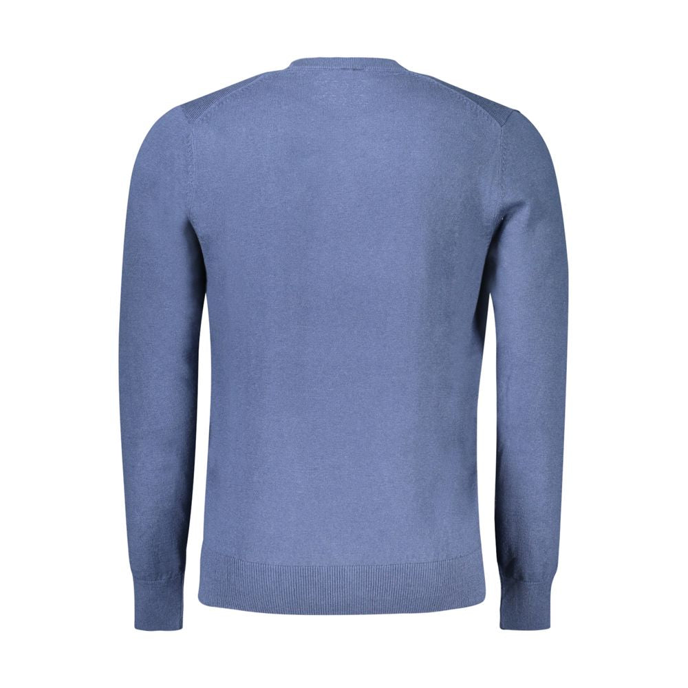 North Sails Blue Cotton Men Sweater -   -  North Sails.