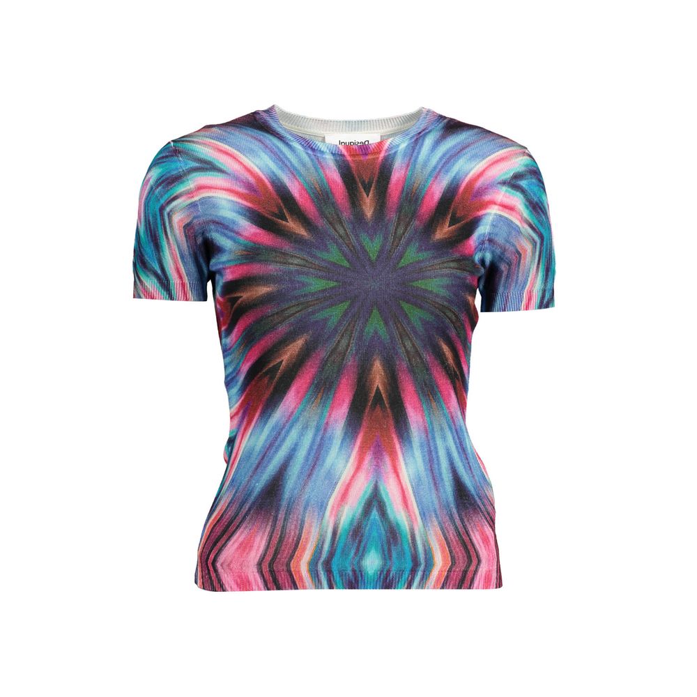 Desigual Blue Viscose Women Sweater -   -  Desigual.