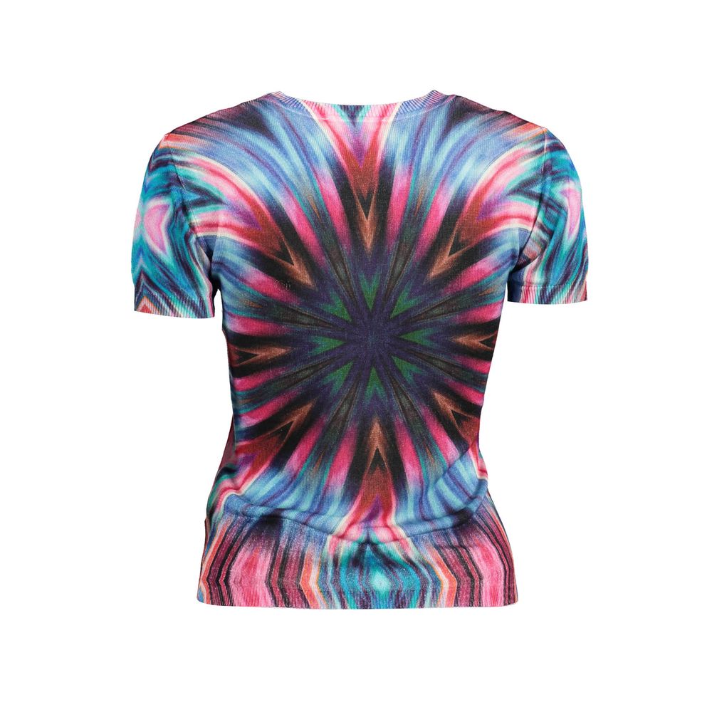 Desigual Blue Viscose Women Sweater -   -  Desigual.