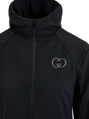 Gucci Black Polyamide Hoodie Sweatshirt -   -  Gucci.