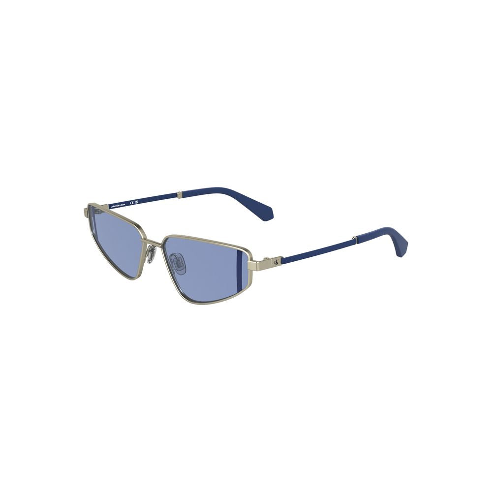 Calvin Klein Gray Metal Women Sunglass -   -  Calvin Klein.