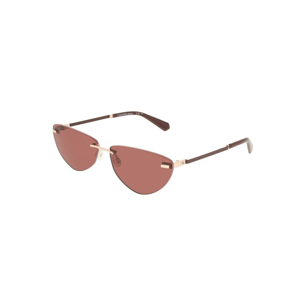 Calvin Klein Pink Metal Women Sunglass -   -  Calvin Klein.