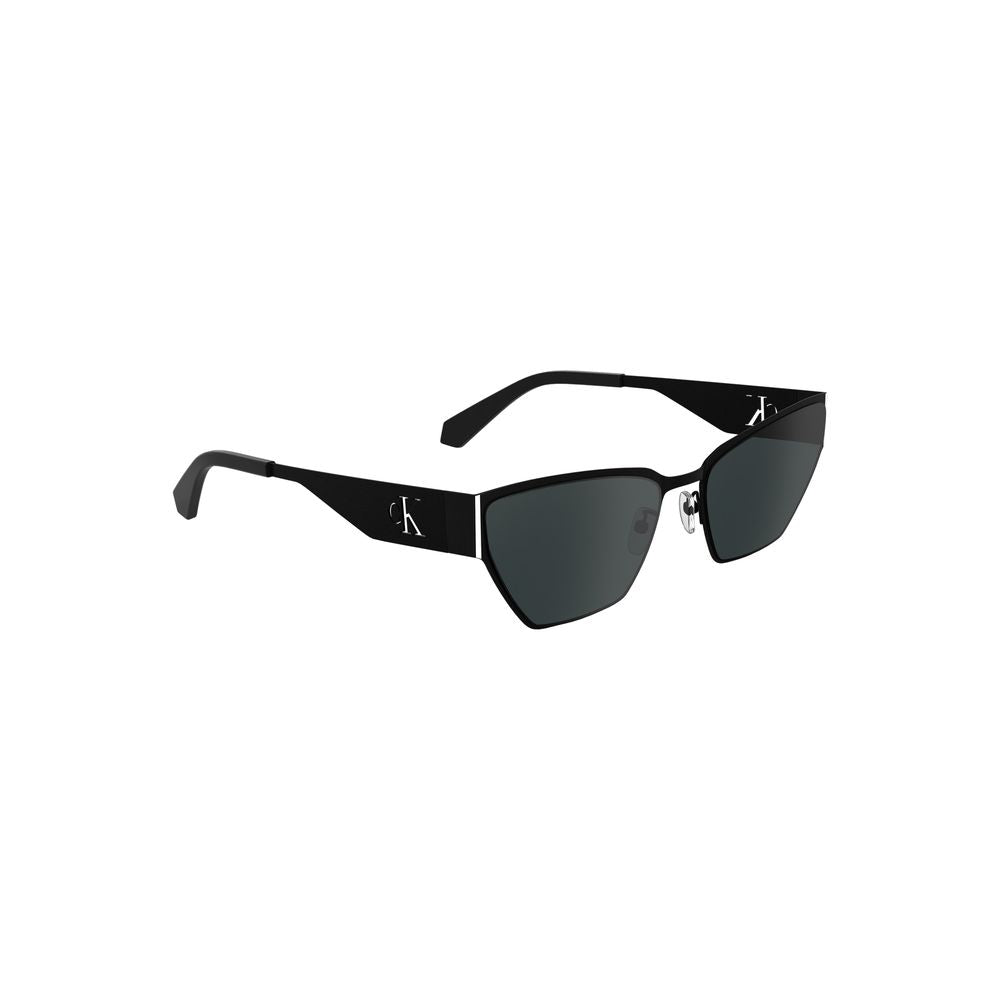 Calvin Klein Black Metal Women Sunglasses -   -  Calvin Klein.