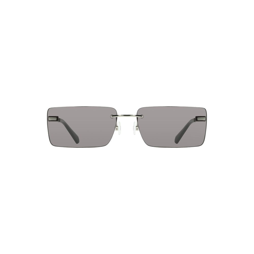 Calvin Klein Black Metal Women Sunglass -   -  Calvin Klein.
