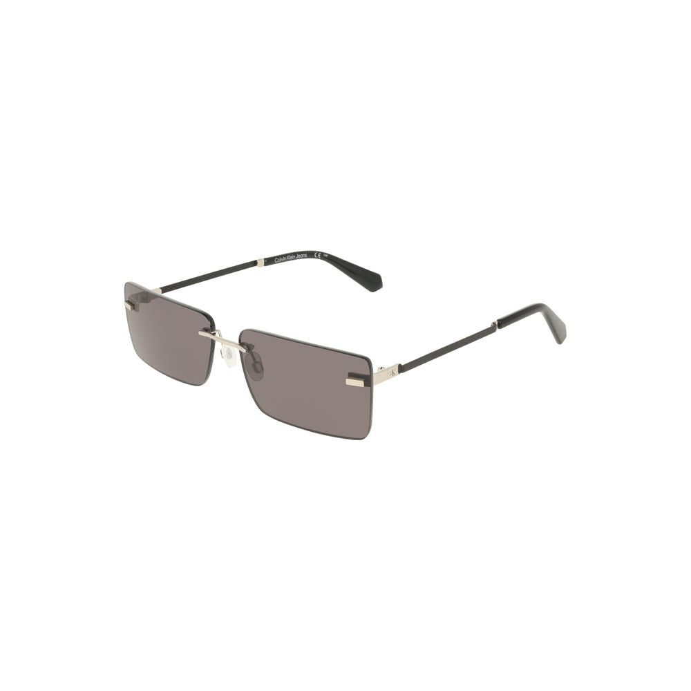 Calvin Klein Black Metal Women Sunglass -   -  Calvin Klein.
