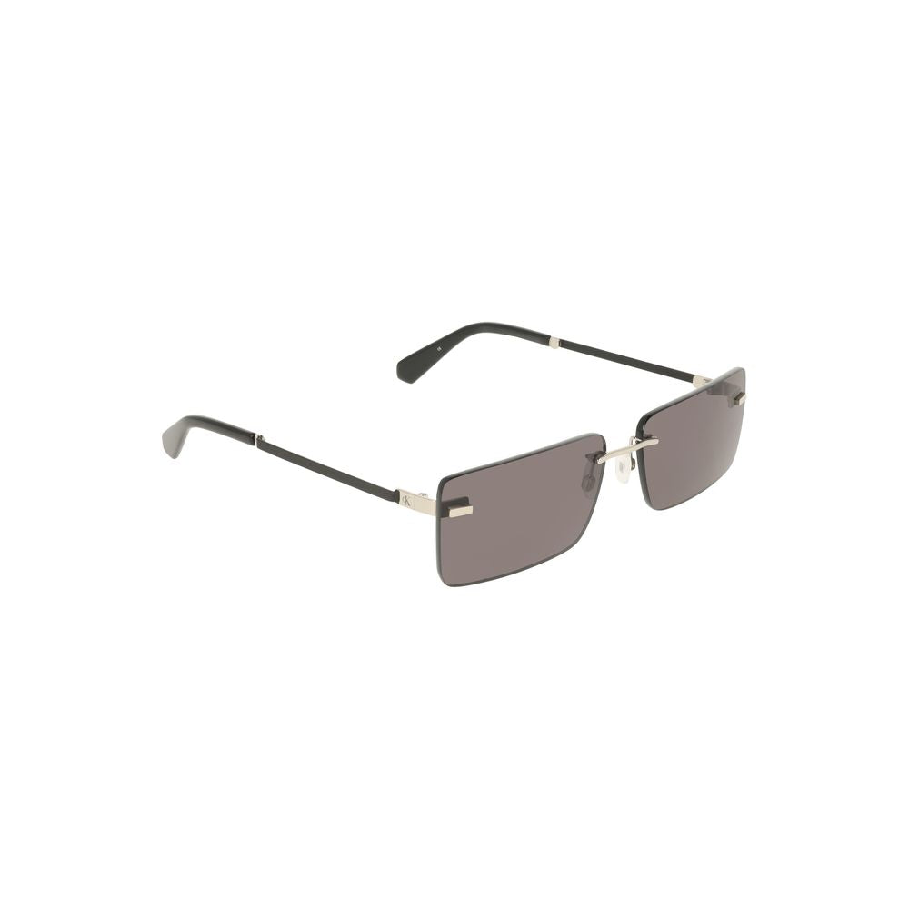 Calvin Klein Black Metal Women Sunglass -   -  Calvin Klein.
