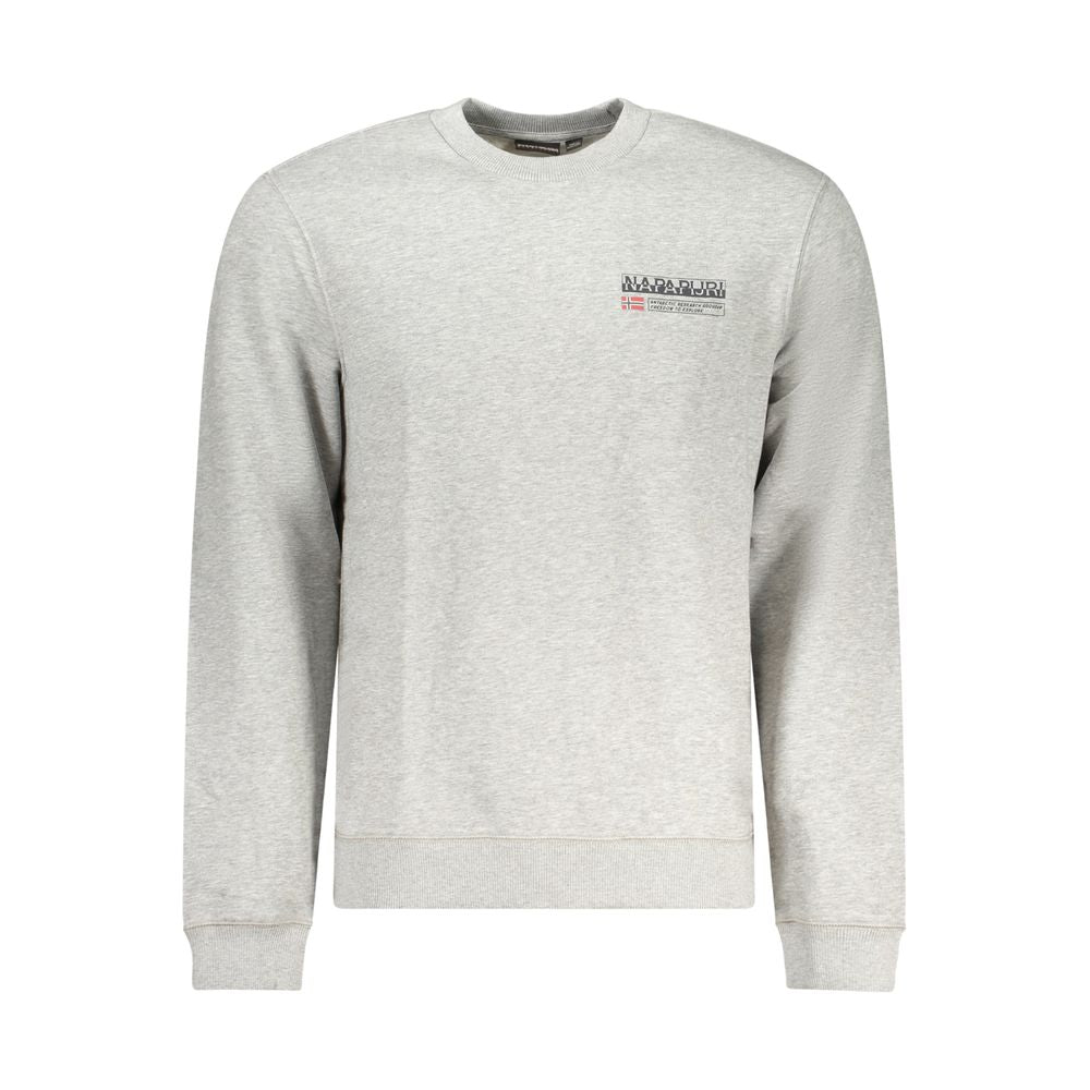 Napapijri Gray Cotton Sweater -   -  Napapijri.