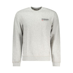Napapijri Gray Cotton Sweater -   -  Napapijri.